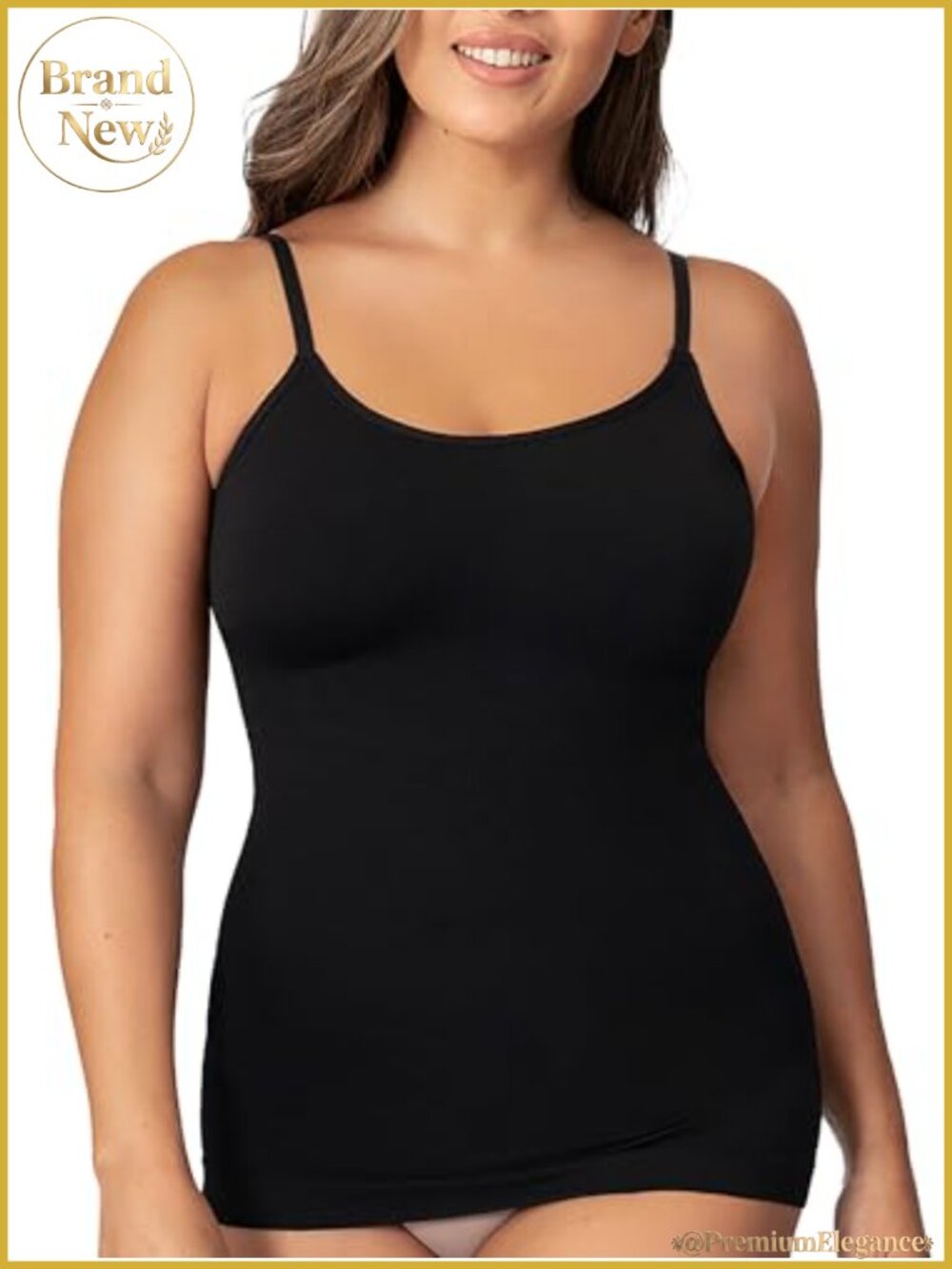Scoop Neck Smoothing Cami Shapewear Tank for Women Seamless